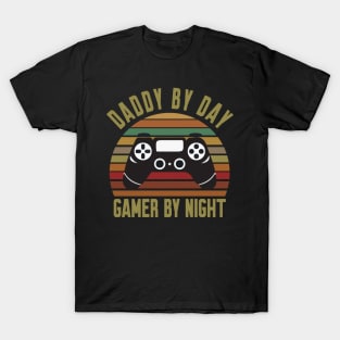 Daddy by day Gamer by night T-Shirt